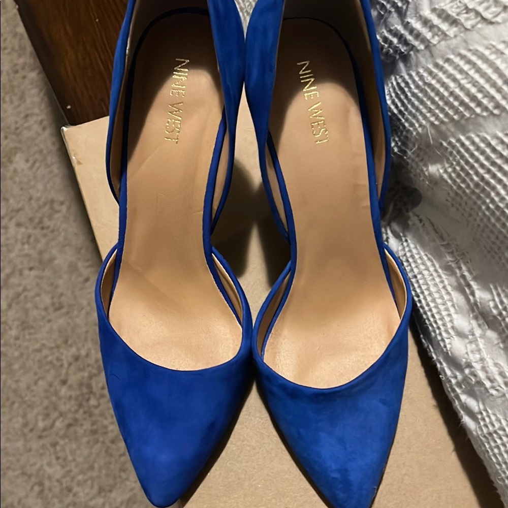 Nine West Women's Blue Heels